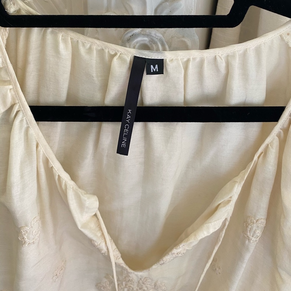 Kayceline Cream Blouse
